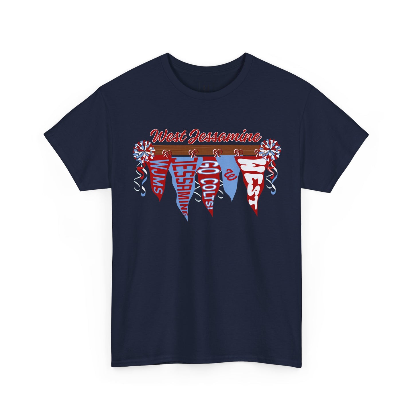 West Jessamine Pennant Flag Colts Cheer Pom - Unisex Shirt