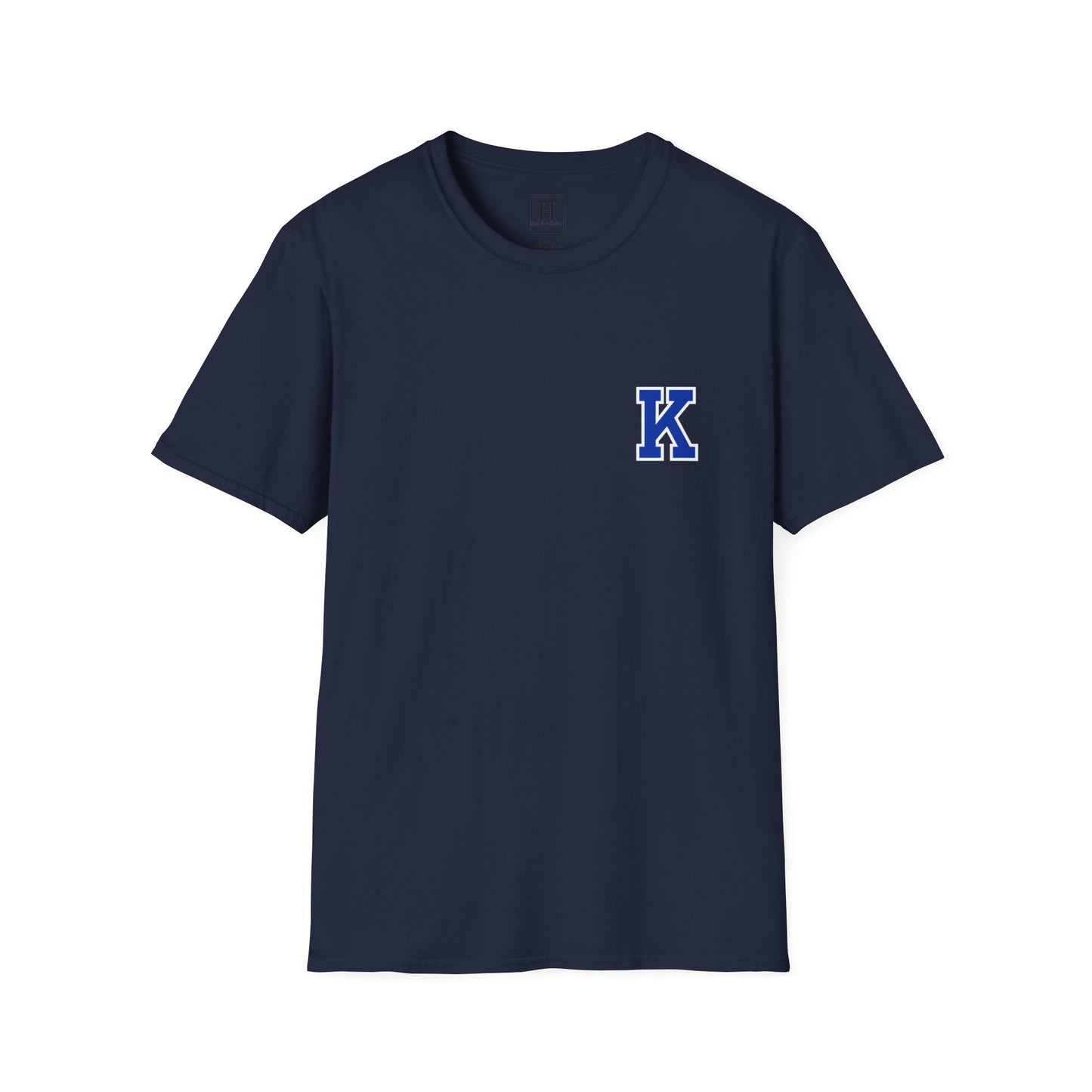Kentucky Ribbon/Bow Baseball T-shirt (Front and Back)