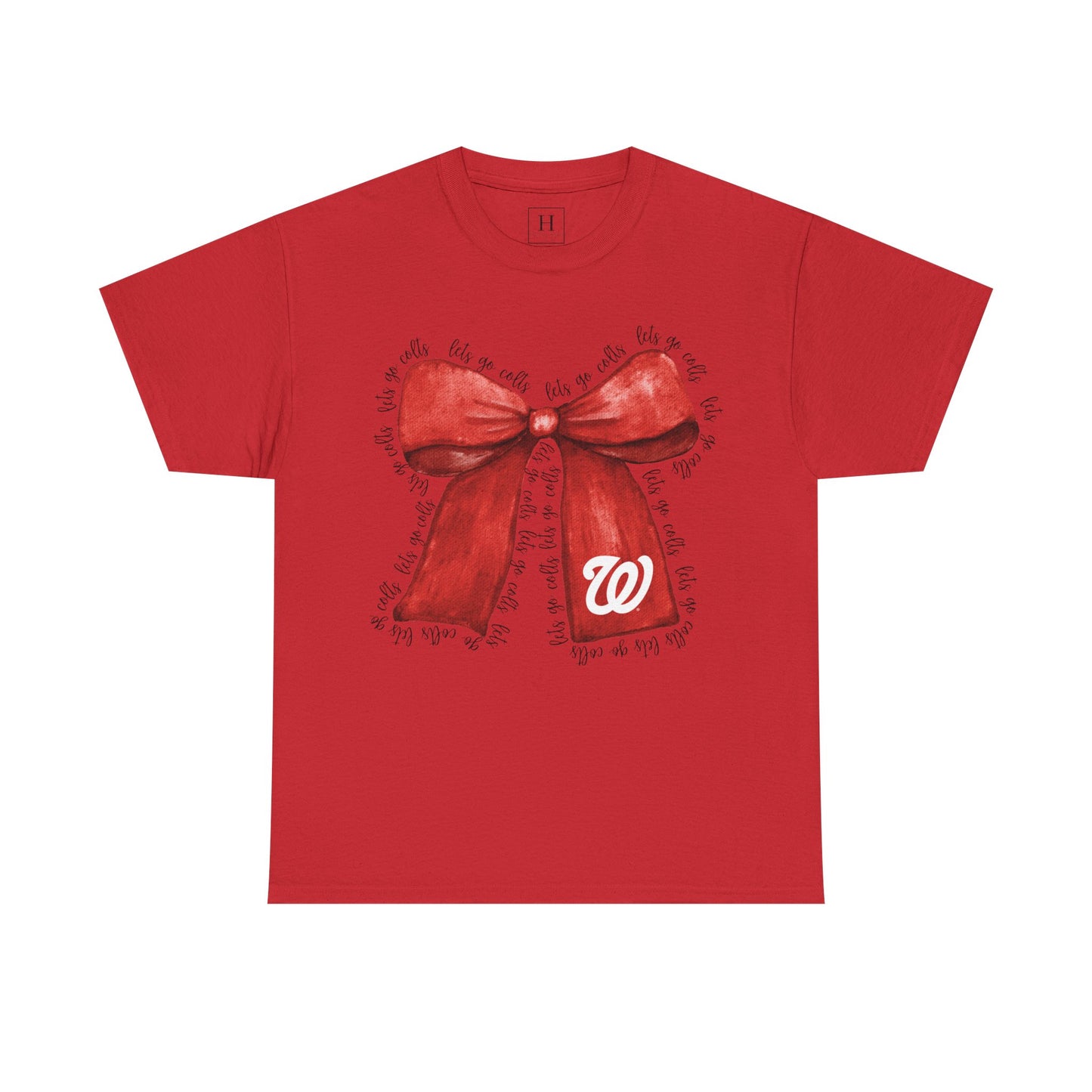 Let's Go Colts Bow - W Logo Unisex T-Shirt