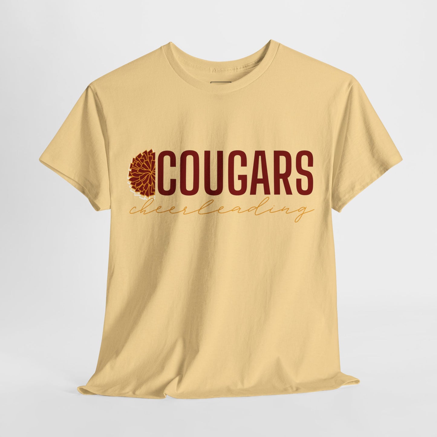 Cougars Cheerleading T-Shirt (Front Only)
