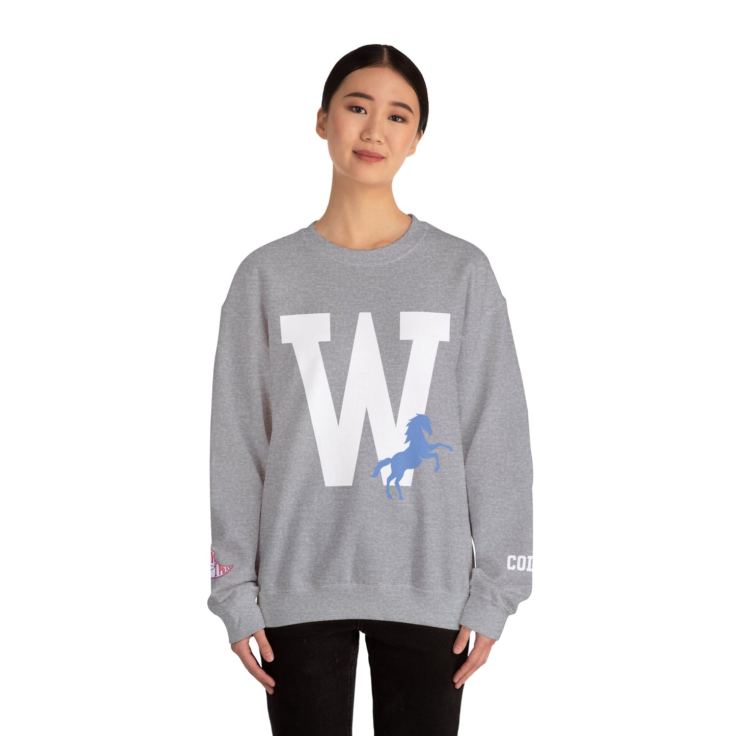 Crewneck Sweatshirt - W HORSE Colts Sweater West Jessamine
