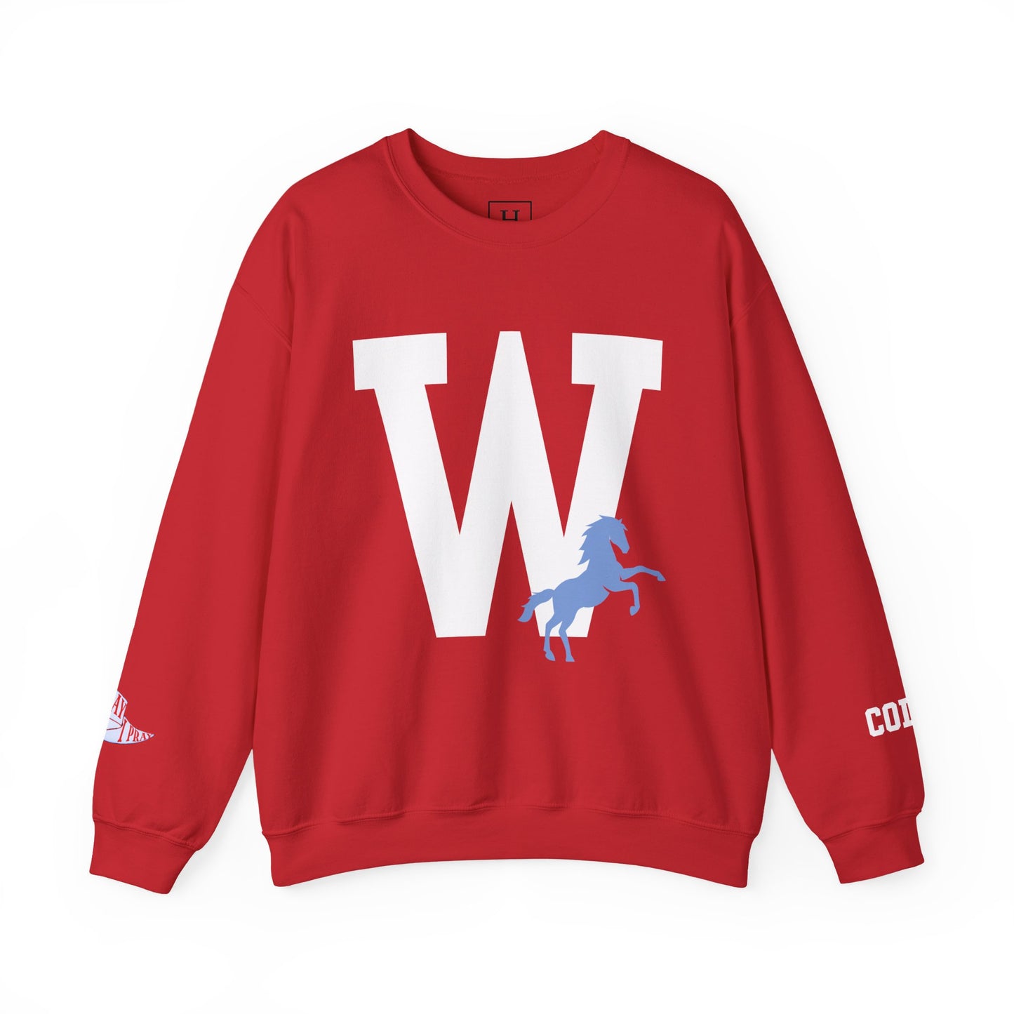 Crewneck Sweatshirt - W HORSE Colts Sweater West Jessamine