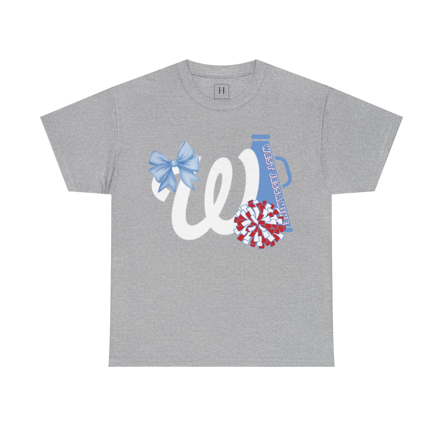 West Jessamine Cheer Bow & Poms - Unisex Shirt
