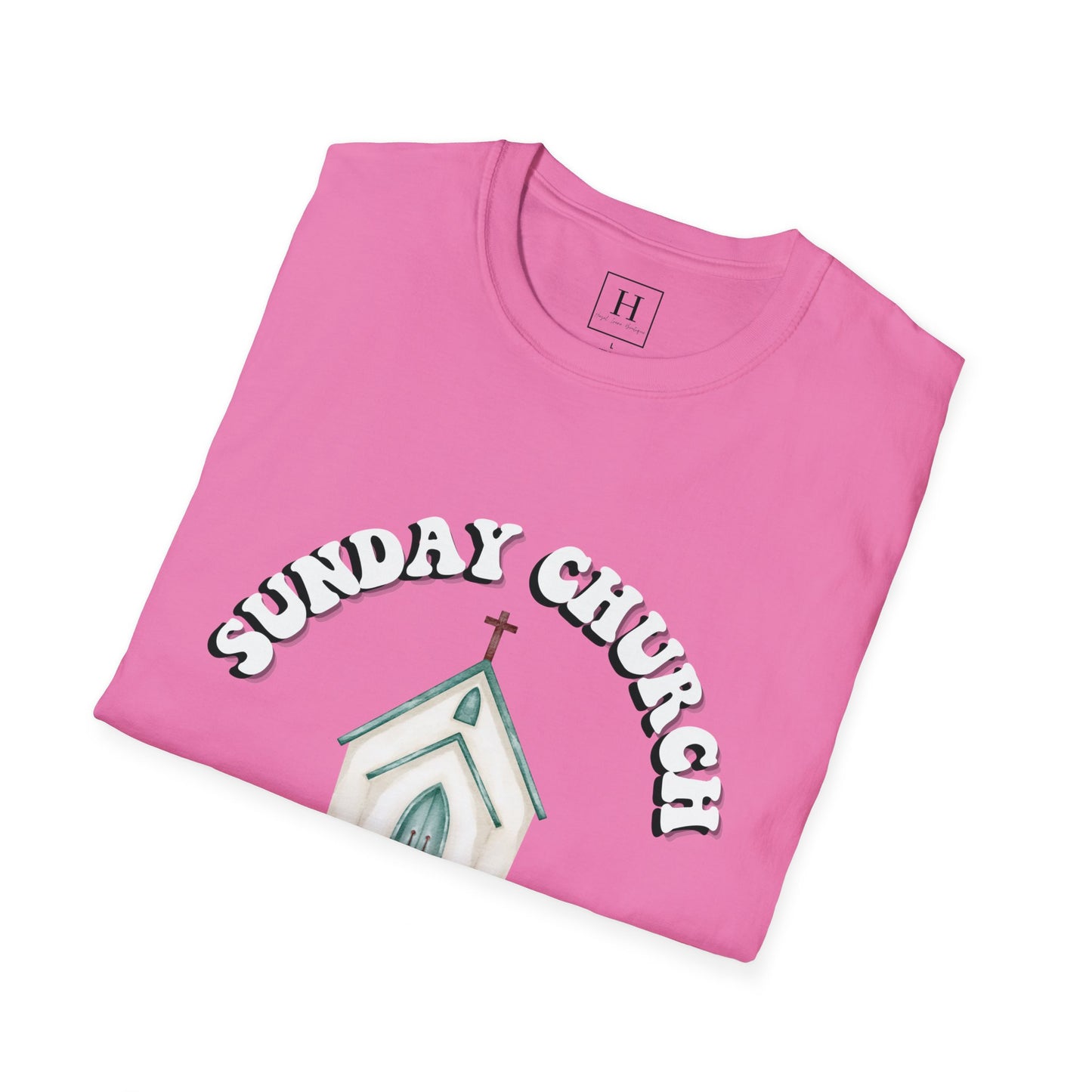 Sunday Church Club Christian T-shirt