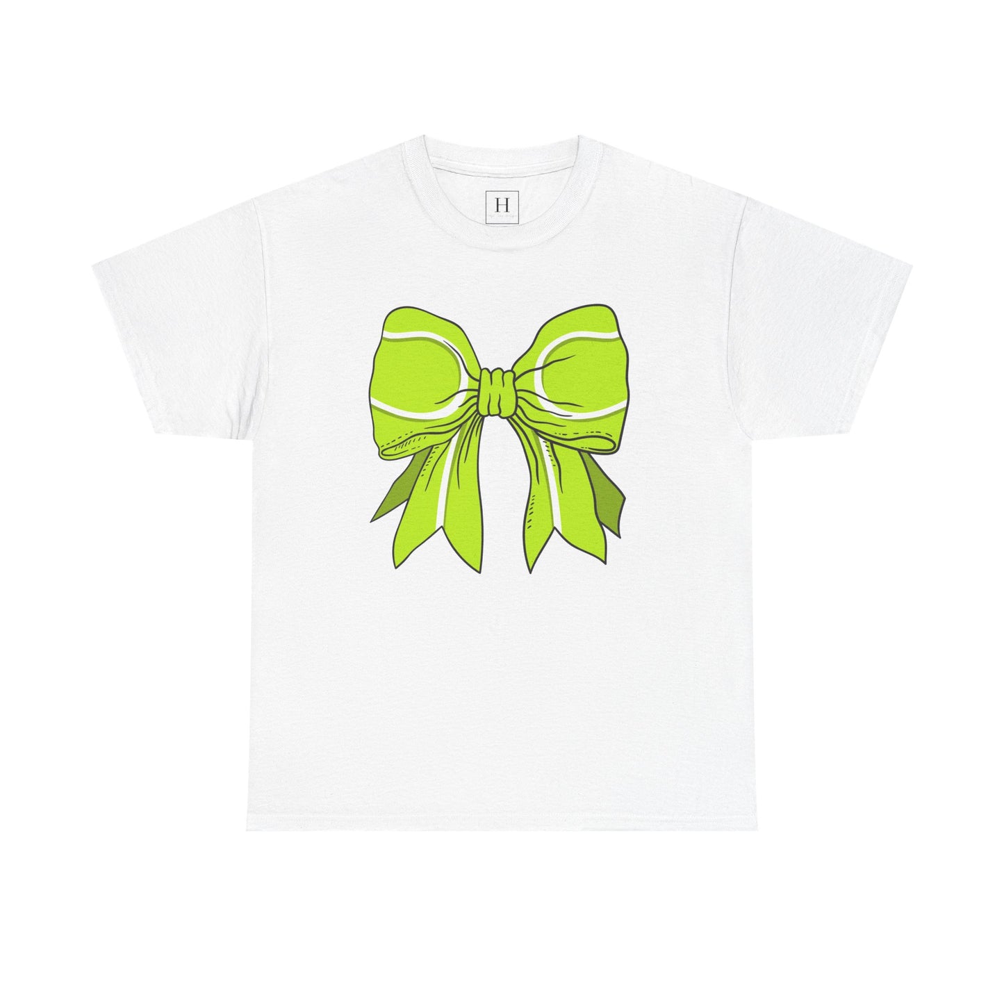 Tennis Sport Bow Tee - Unisex Heavy Cotton