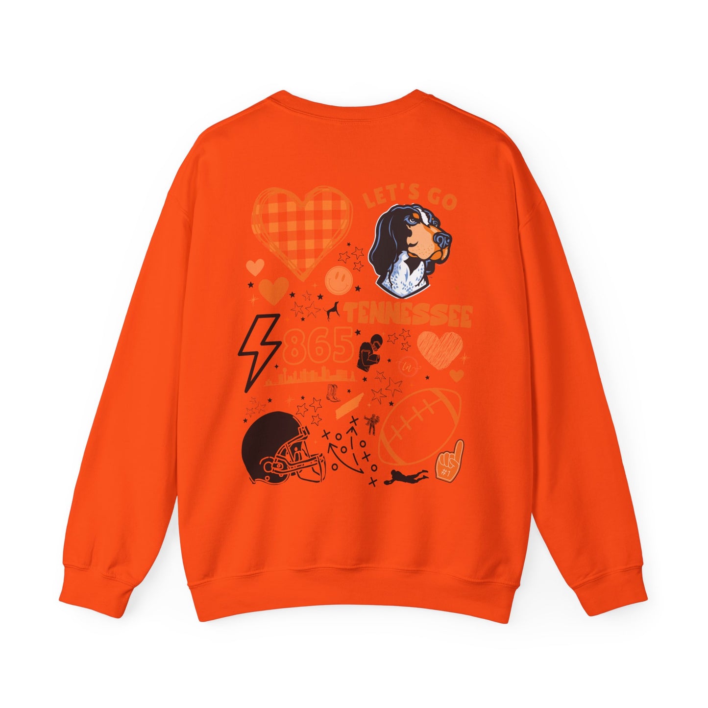 Tennessee (TN) Vols Sweater (Front & Back)