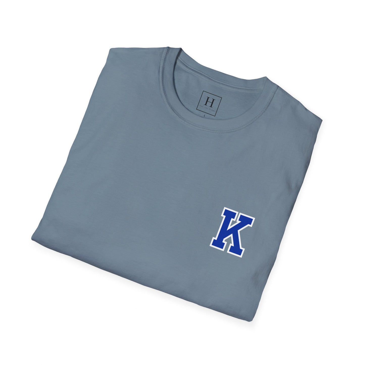 Kentucky Ribbon/Bow Baseball T-shirt (Front and Back)