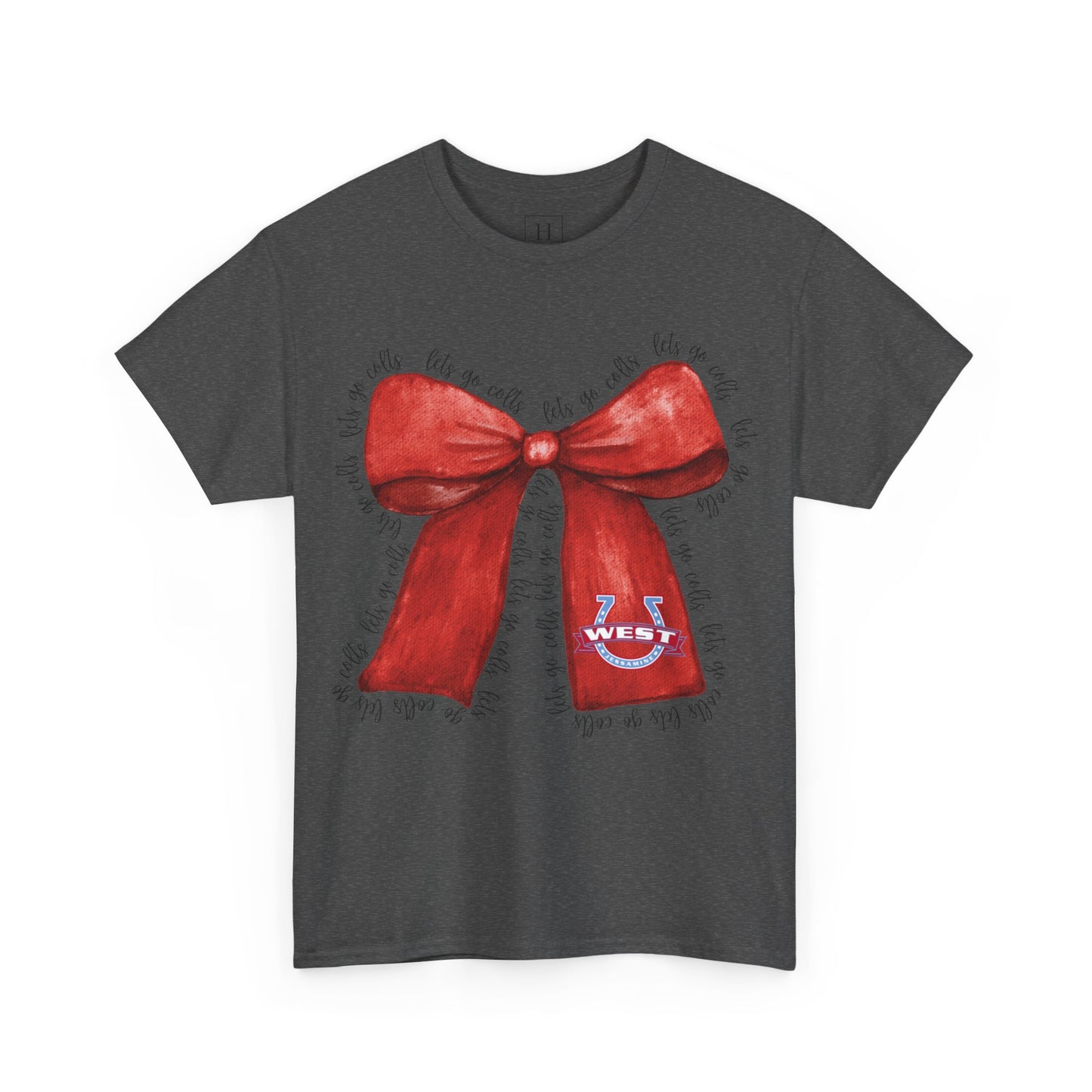 Let's Go Colts Bow - West Horseshoe Logo Unisex T-Shirt