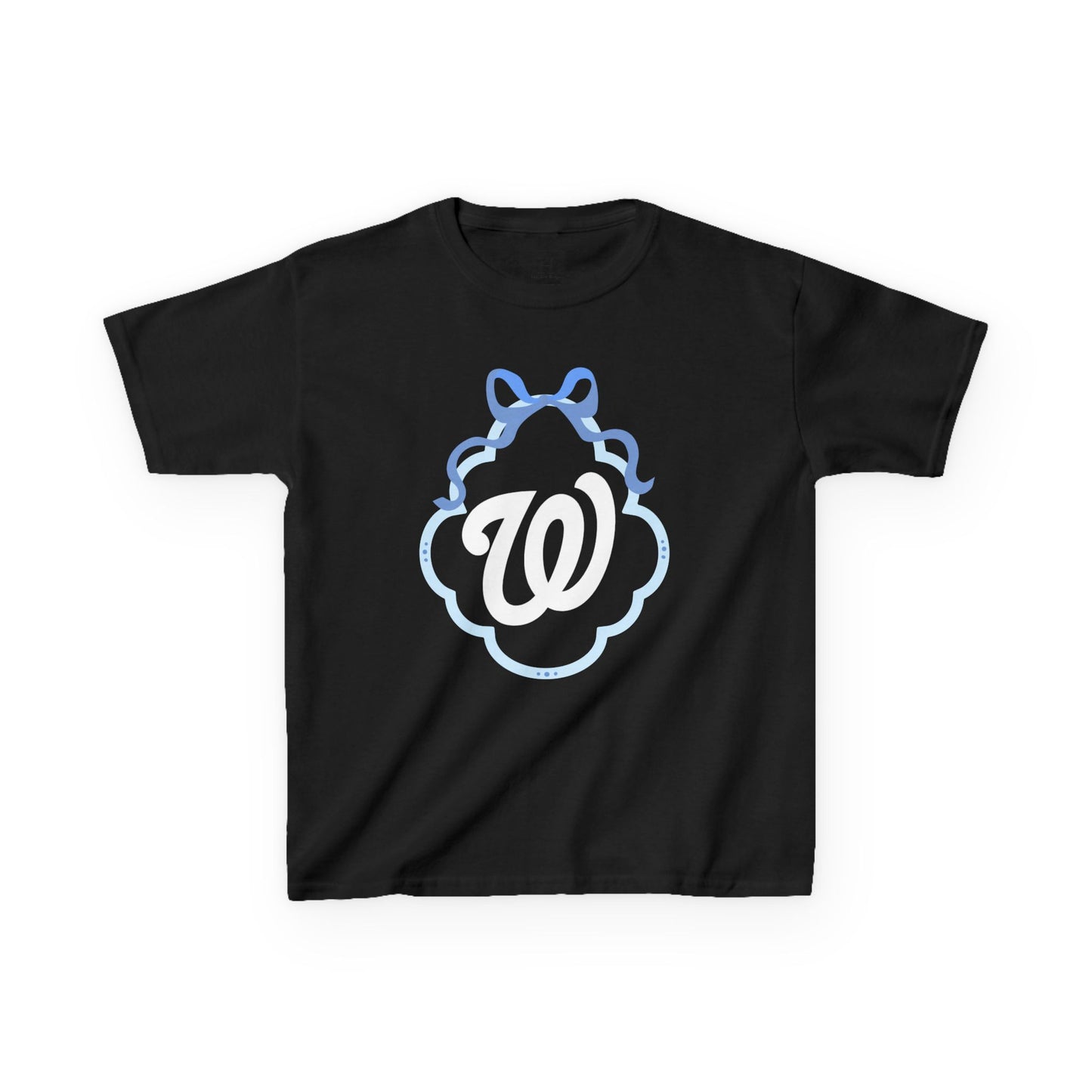 YOUTH - W COQUETTE BLUE BOW & BORDER