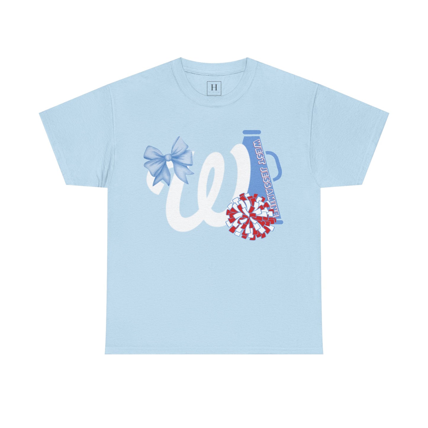 West Jessamine Cheer Bow & Poms - Unisex Shirt