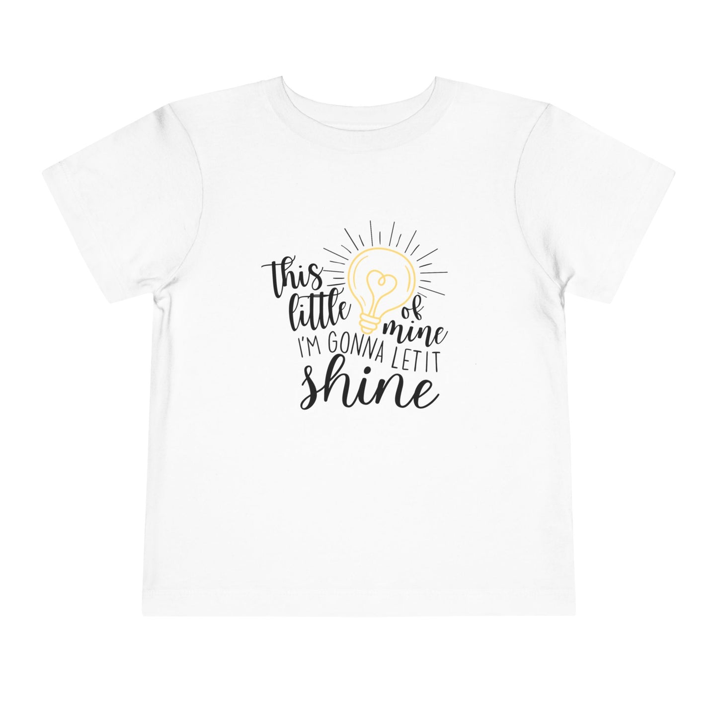 Toddler This Little Light Of Mine Christian Heavy Cotton Tee