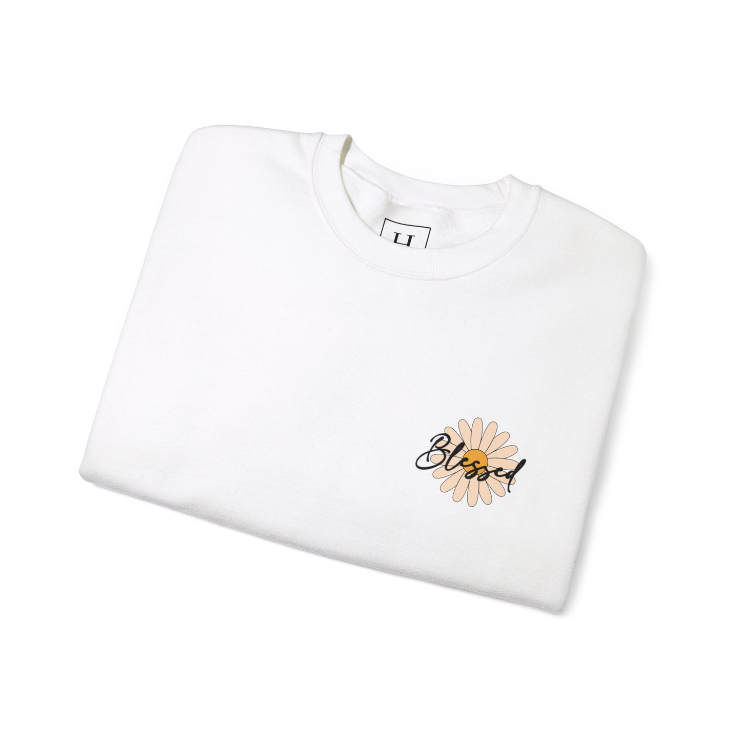 Blessed, Hand Picked By God Christian Sweater (front and back)