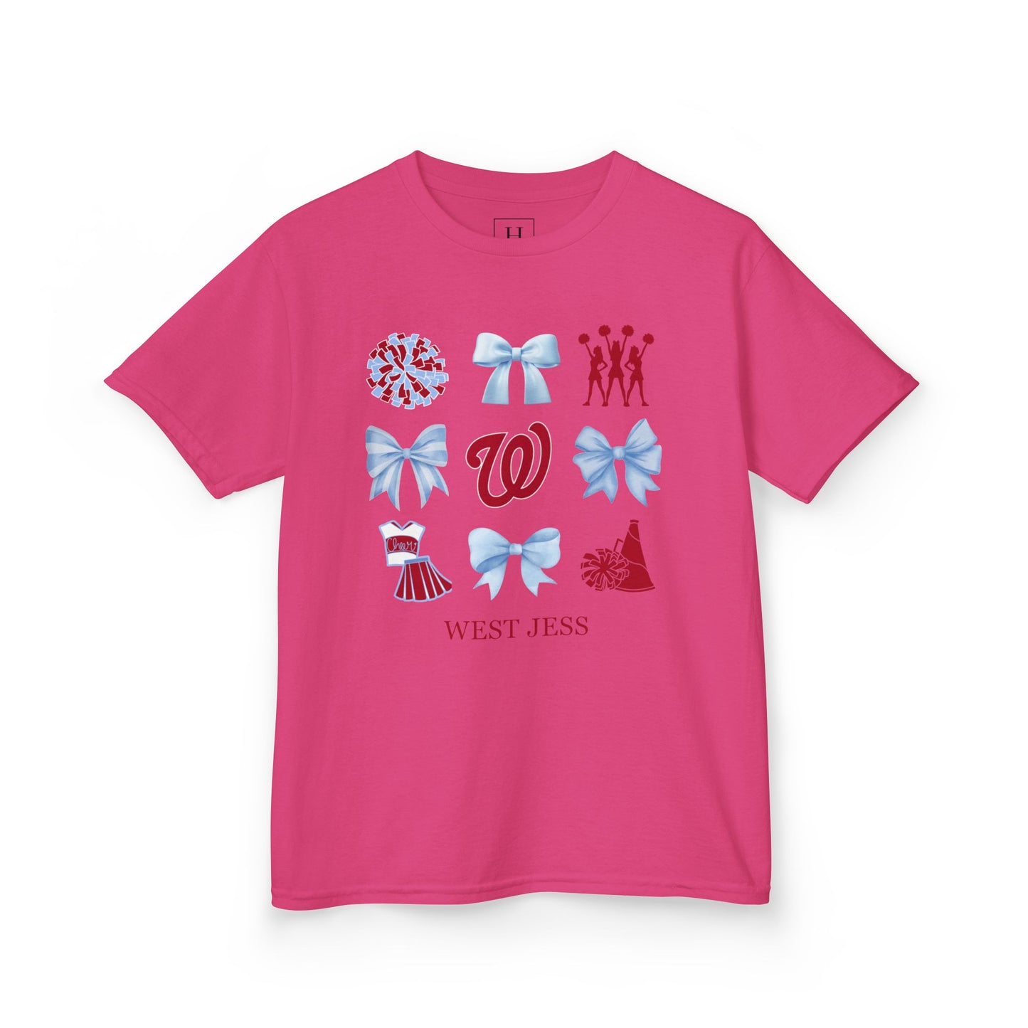 YOUTH - West Jessamine Cheerleading Coquette Bows