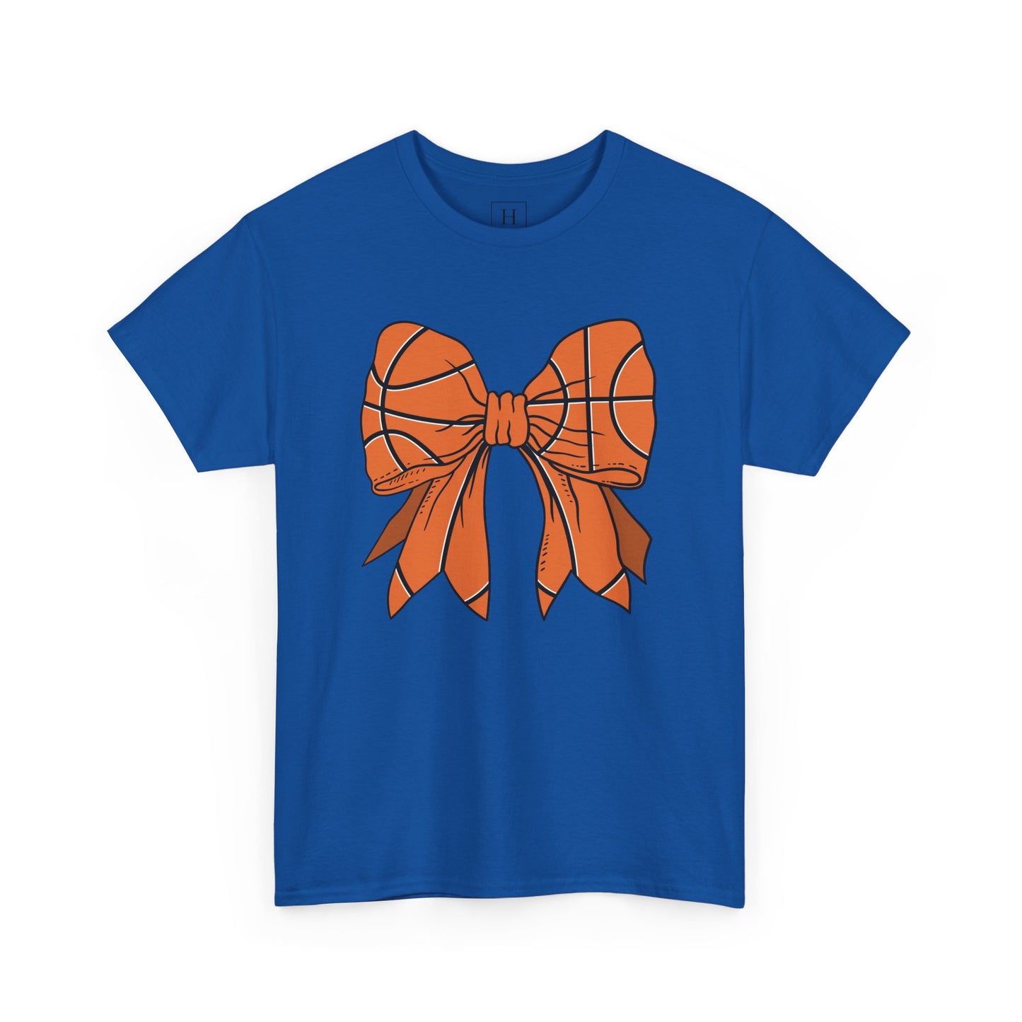 Basketball Sport Bow Tee - Unisex Heavy Cotton