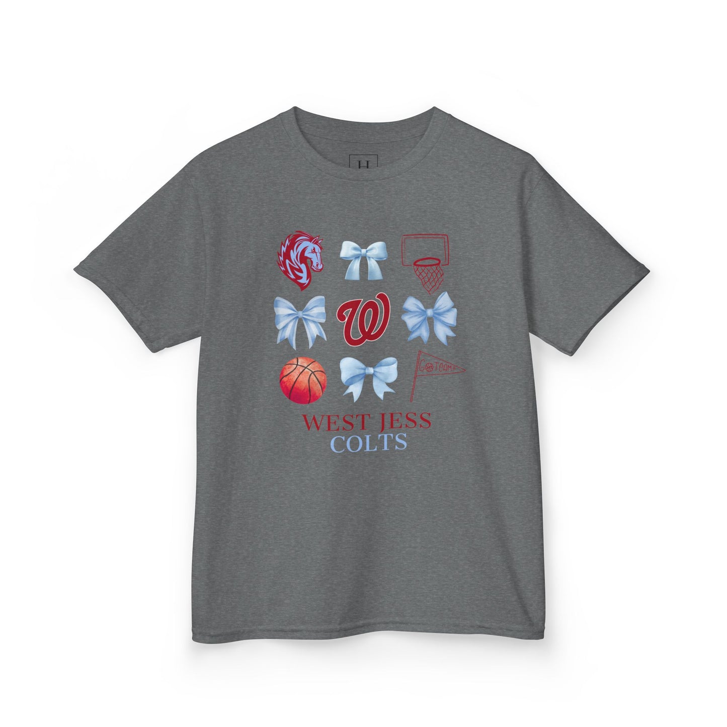 YOUTH --- West Jessamine Basketball Coquette Unisex Tee