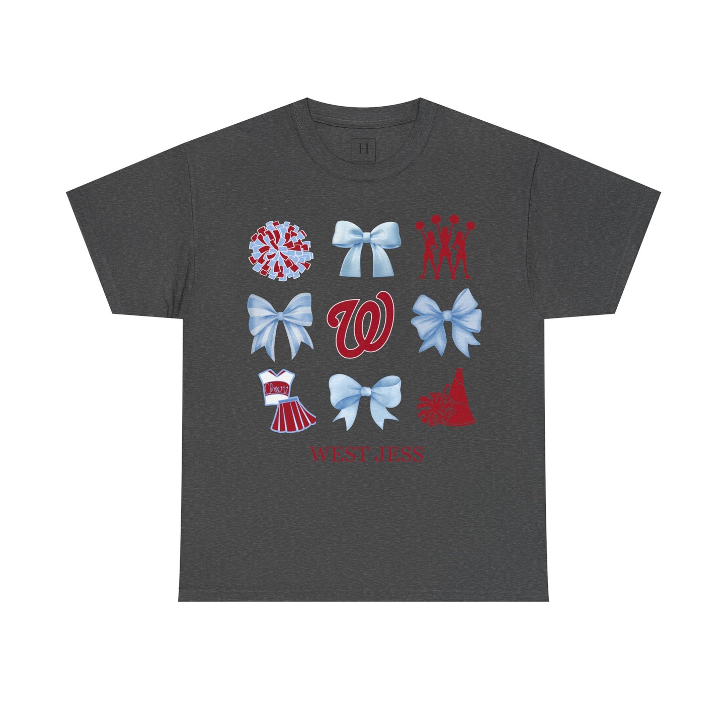 West Jessamine Cheer Coquette Bows Unisex Tee