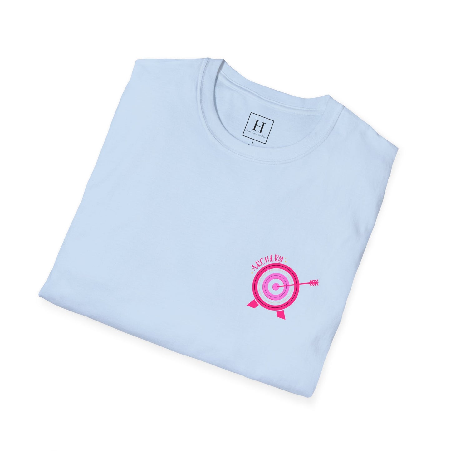 in my archery ERA pink tshirt