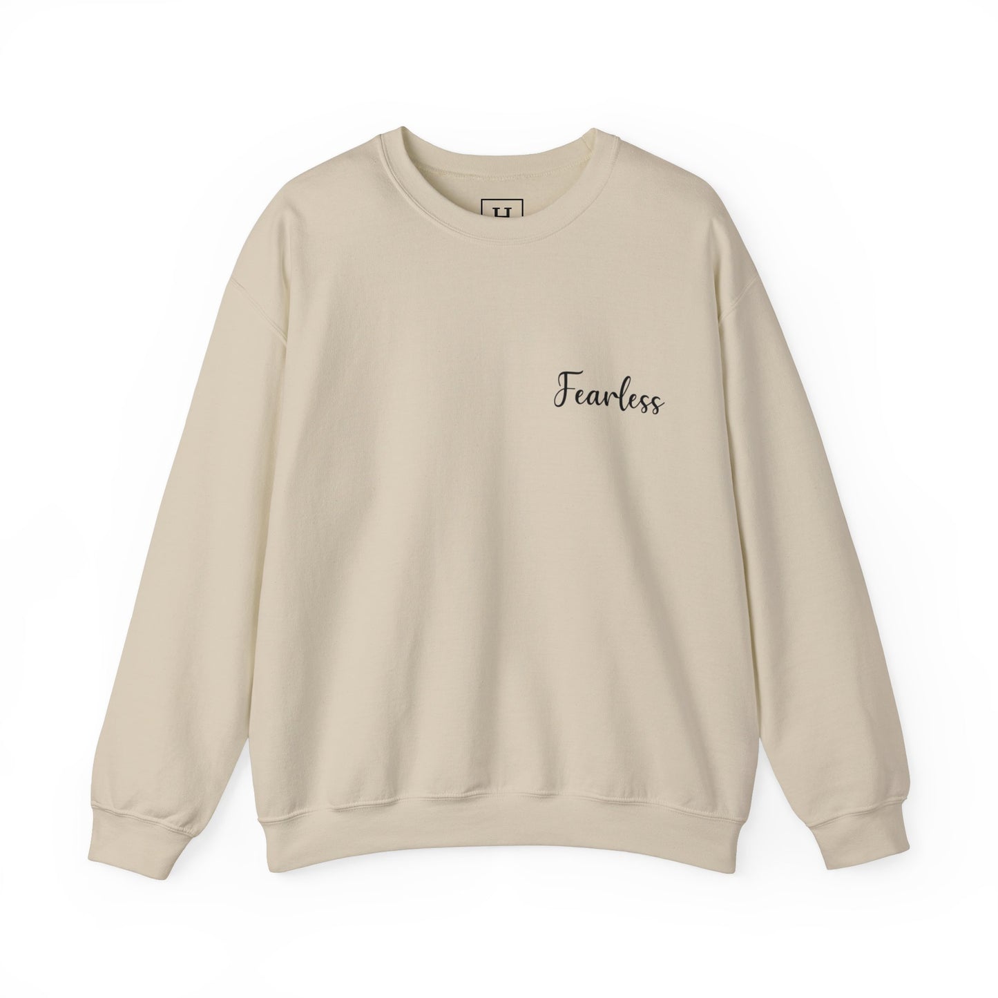 Fearless, Faith In Jesus Christian Sweater (Front and Back)