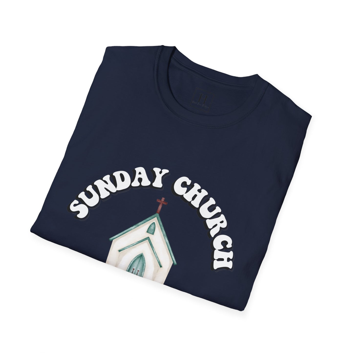 Sunday Church Club Christian T-shirt