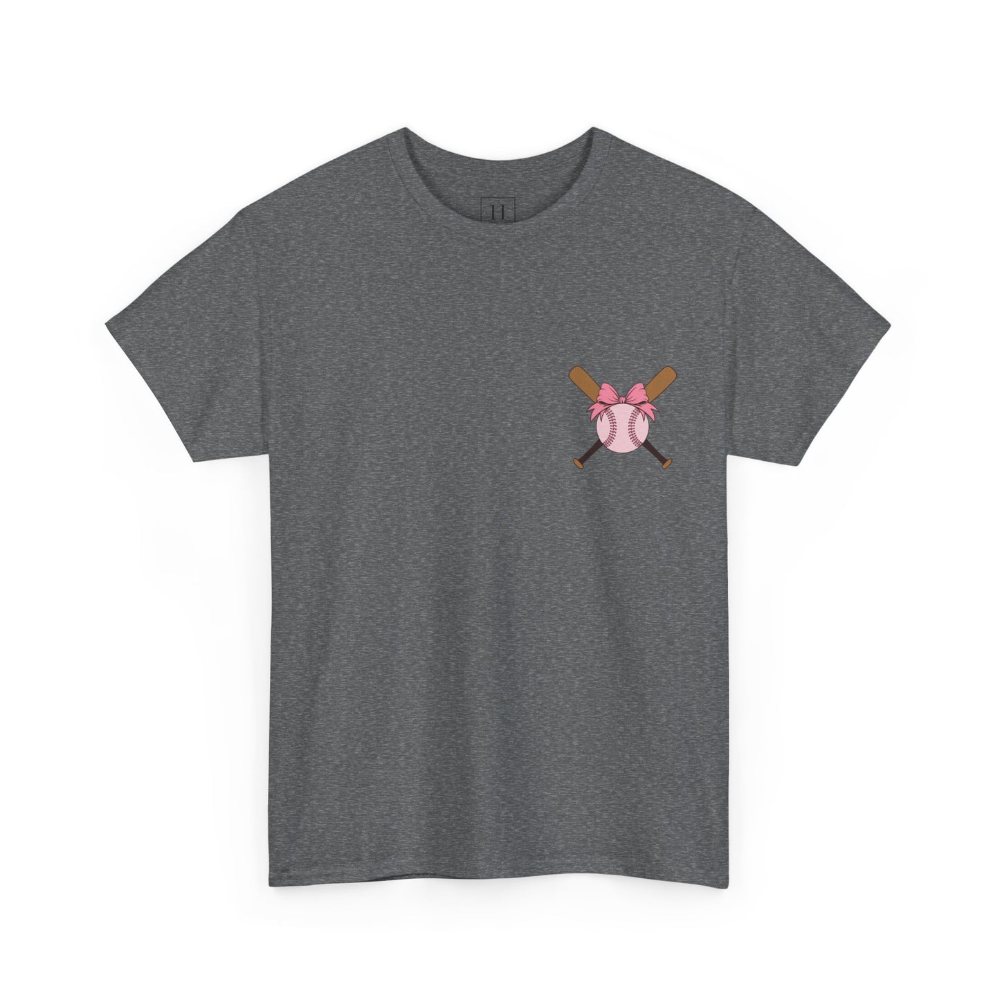 Softball/Baseball Sport Tee (Front & Back) - Unisex Heavy Cotton