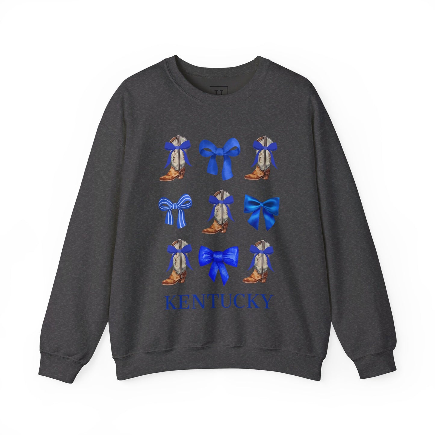 Kentucky Wildcats Coquette Cowgirl Boots & Bows Sweater