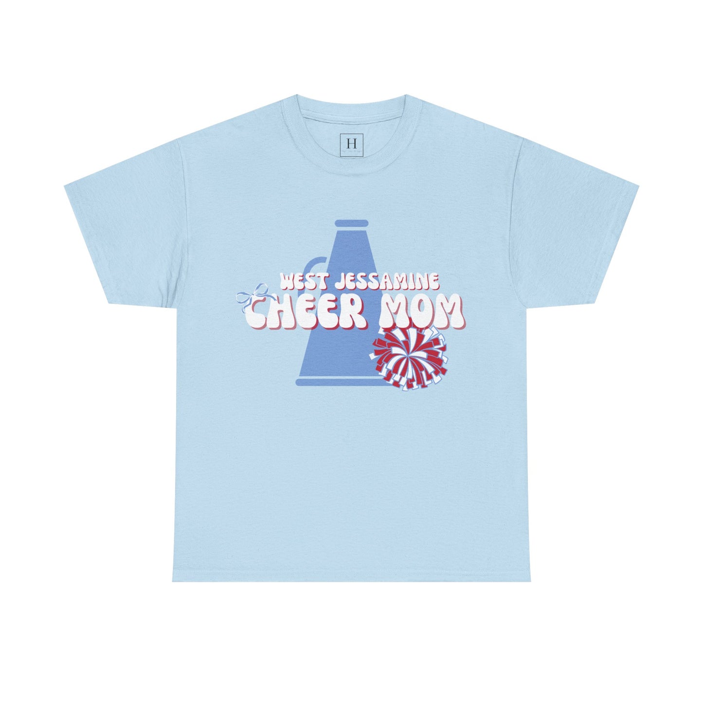 West Jessamine Cheer Mom Megaphone & Pom - Unisex Shirt