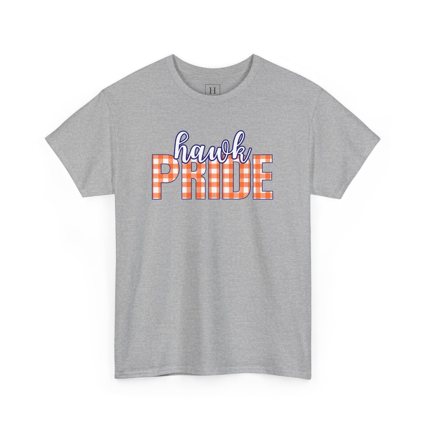 Hawk Orange Plaid Pride T-Shirt