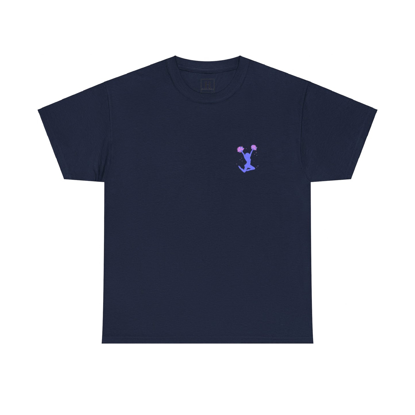 in my cheerleading era front and back cheer adult t-shirt