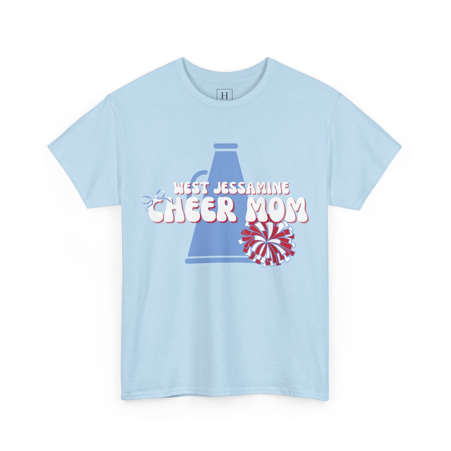 West Jessamine Cheer Mom Megaphone & Pom - Unisex Shirt