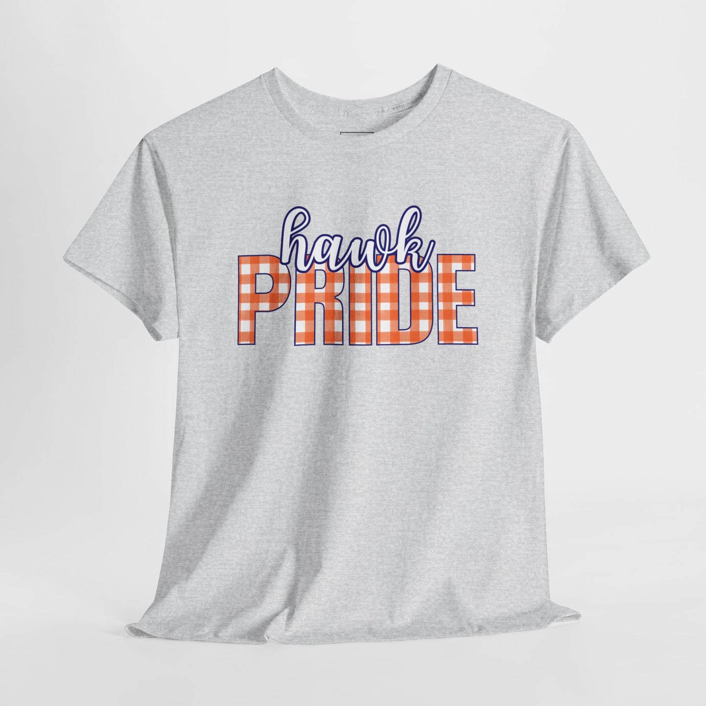 Hawk Orange Plaid Pride T-Shirt