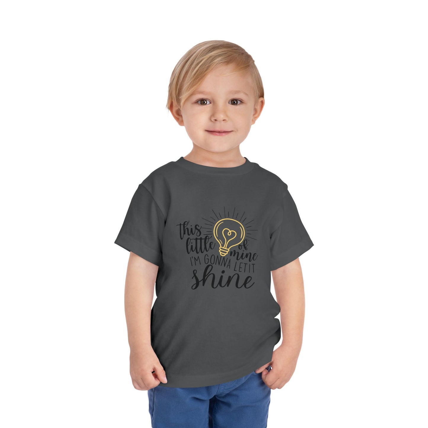 Toddler This Little Light Of Mine Christian Heavy Cotton Tee