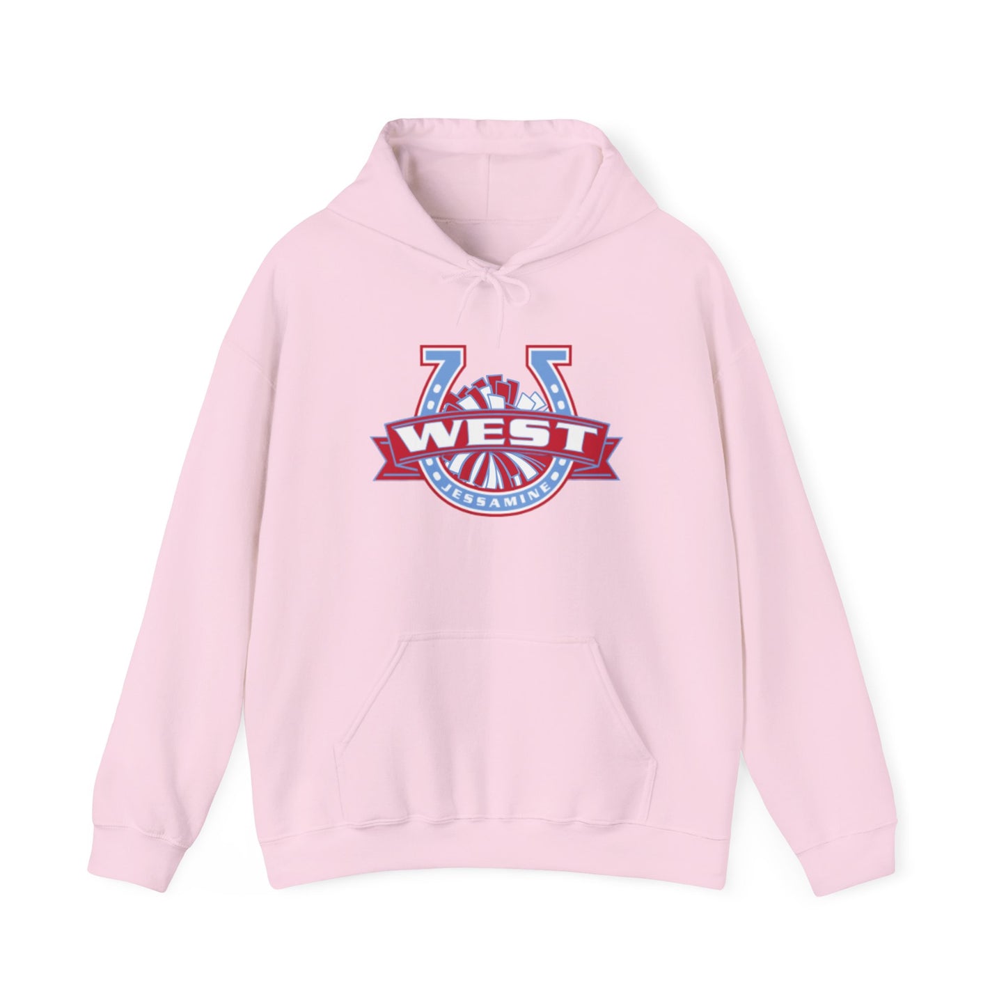 West Jessamine Horseshoe Logo w/ Pom - Cheerleading - Unisex Hoodie