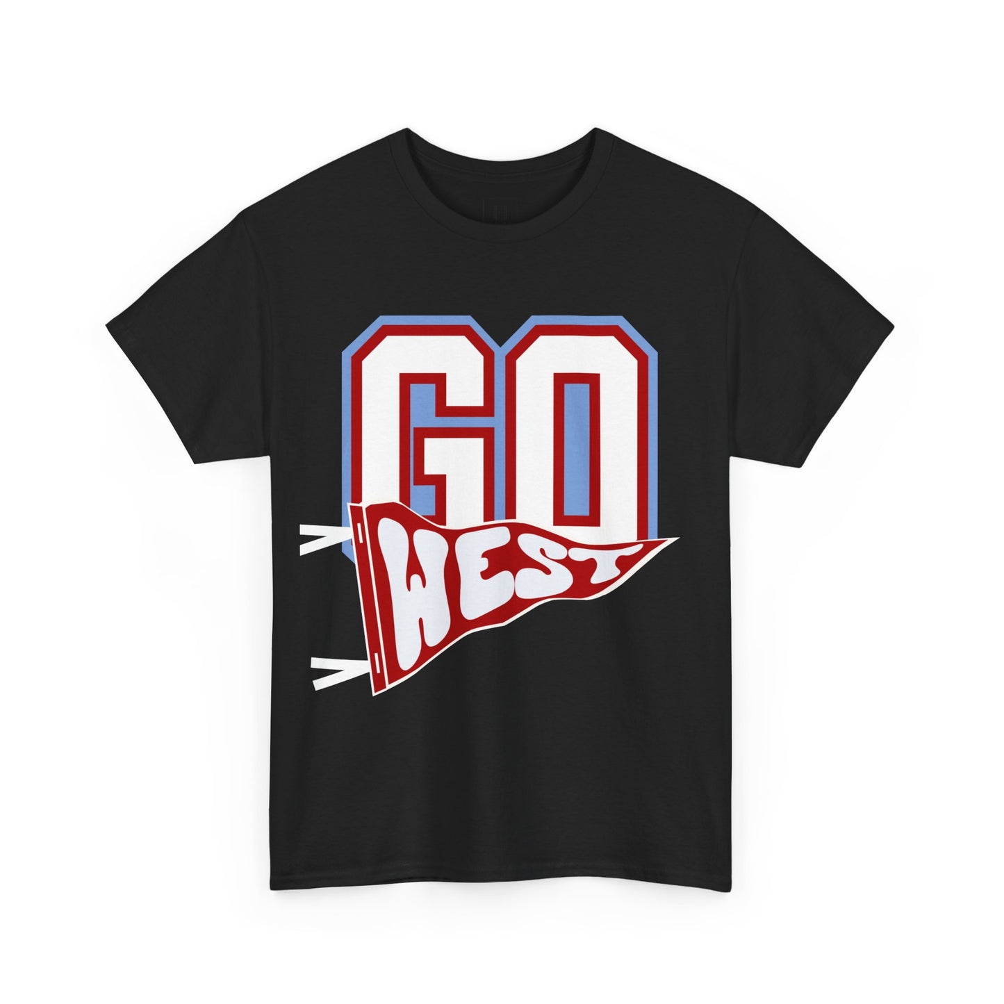 GO WEST Pennant Flag - Unisex