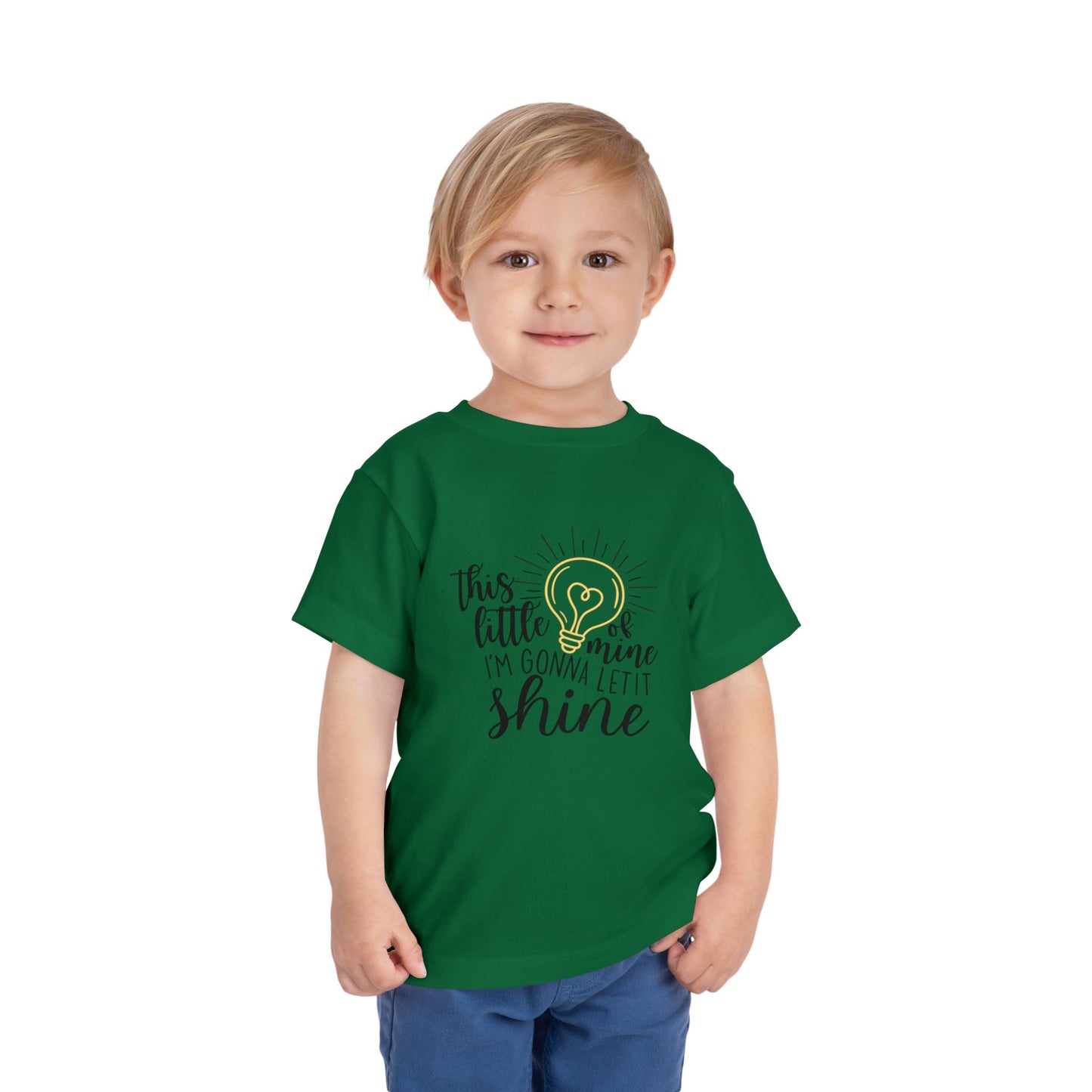 Toddler This Little Light Of Mine Christian Heavy Cotton Tee