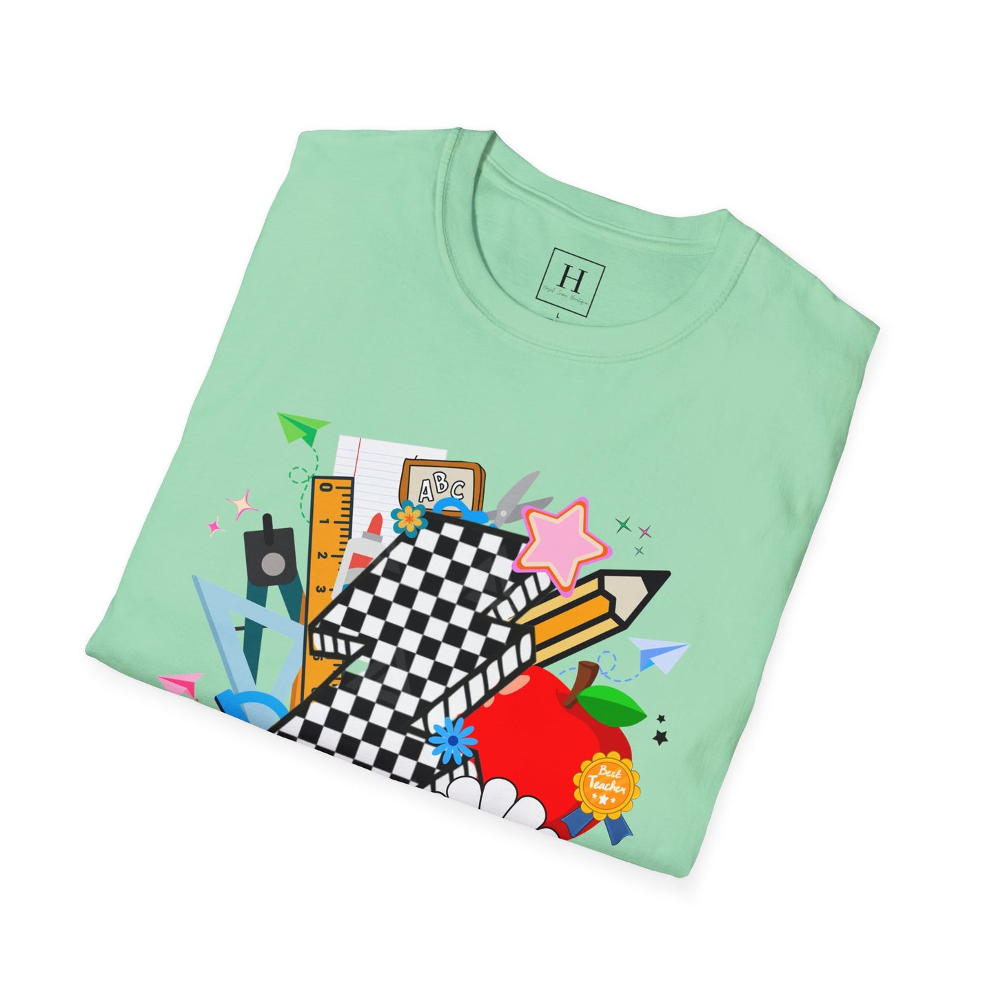 Retro Teacher T-Shirt (Front Only)