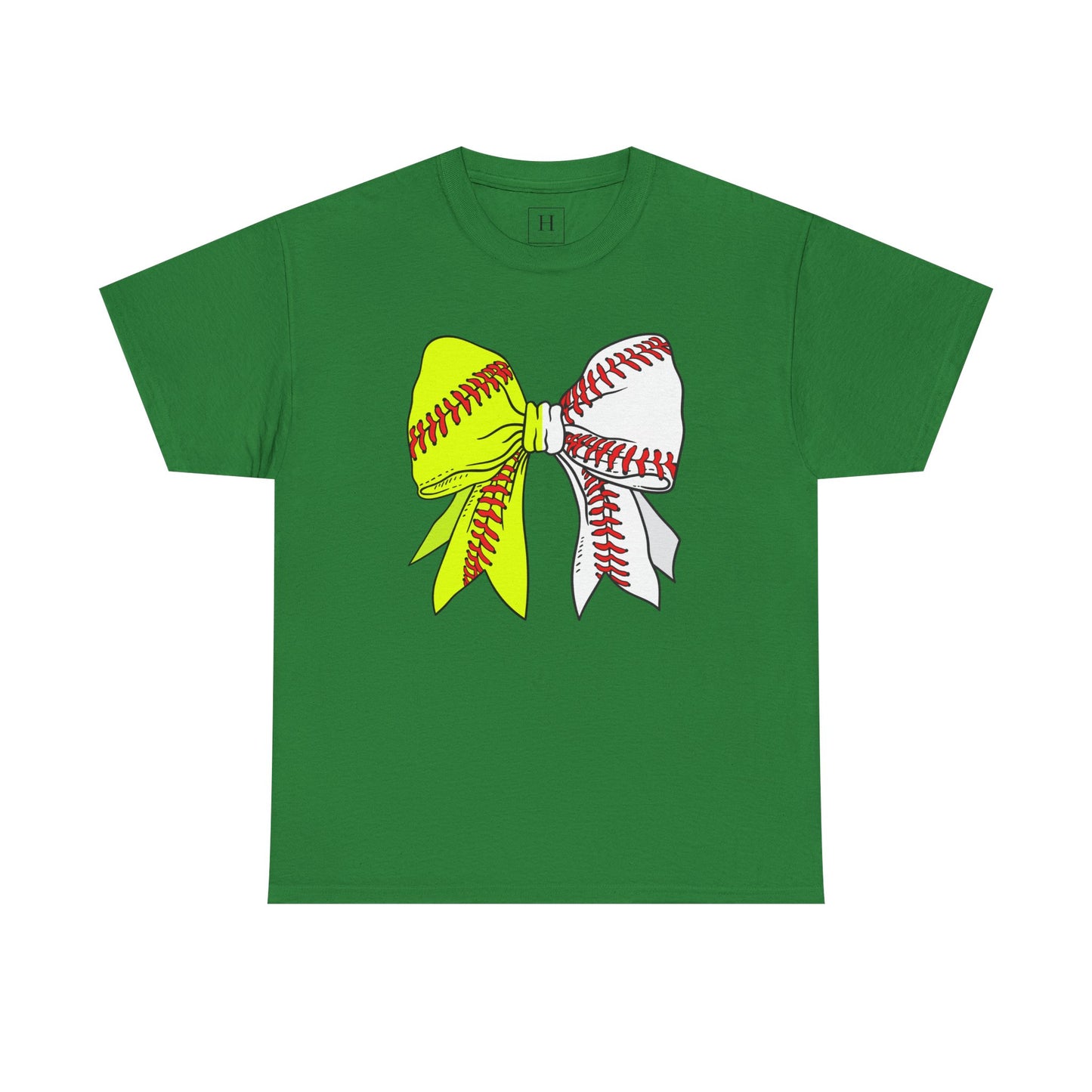 Softball Baseball Bow Unisex Tee - Sports Mama