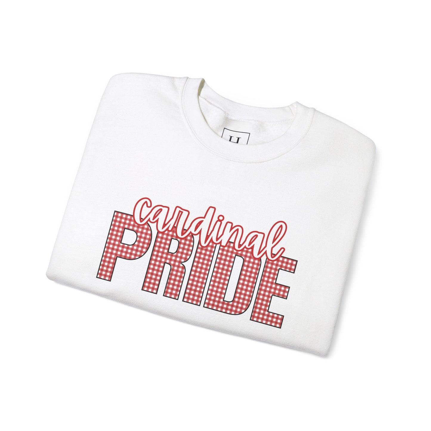 Cardinal Checker Pride Sweater