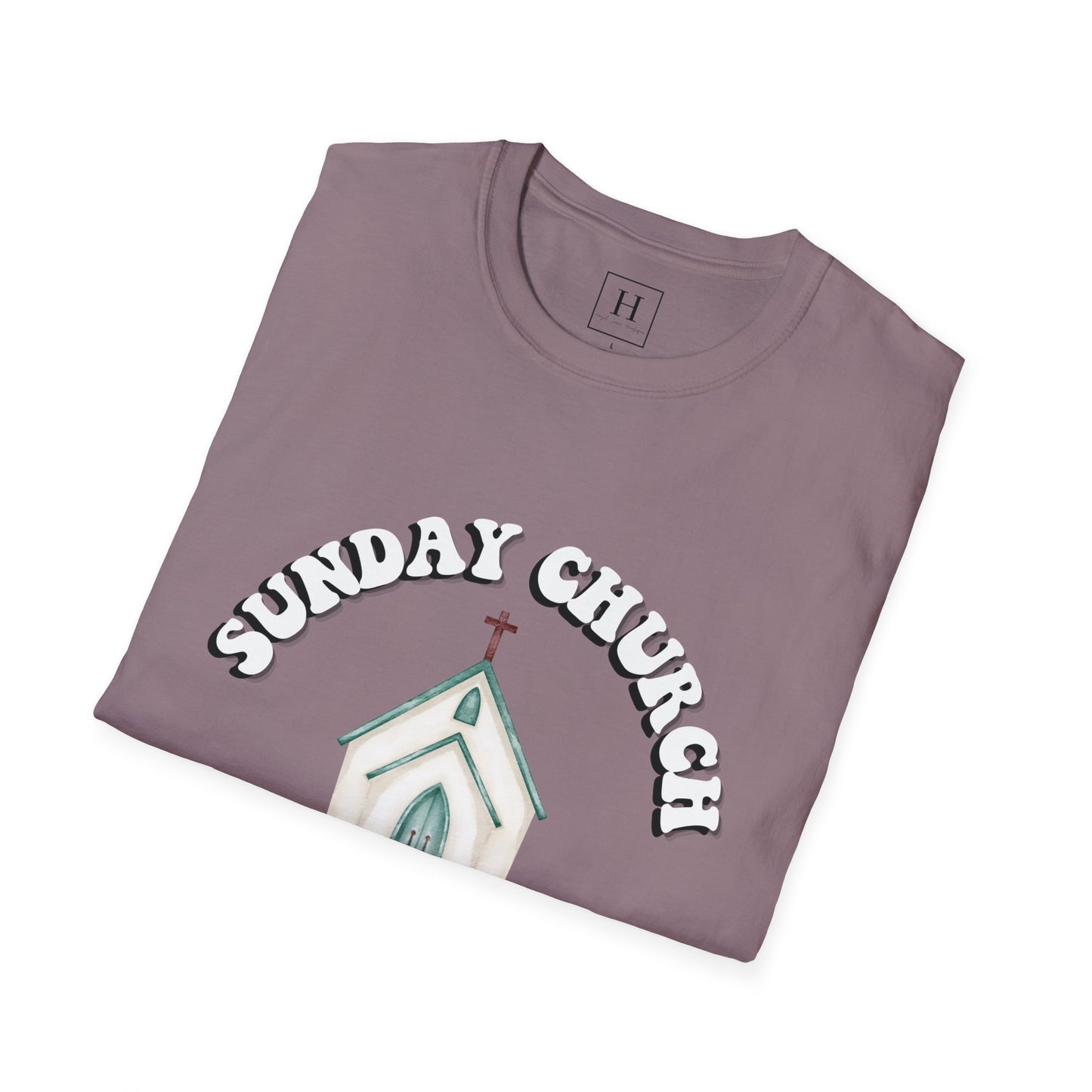Sunday Church Club Christian T-shirt