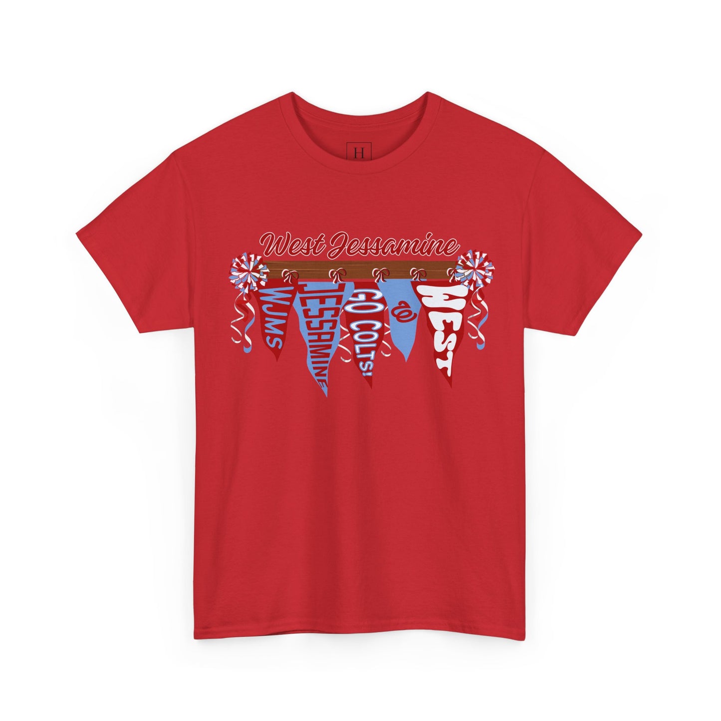 WJMS : West Jessamine Pennant Flags - Unisex Shirt