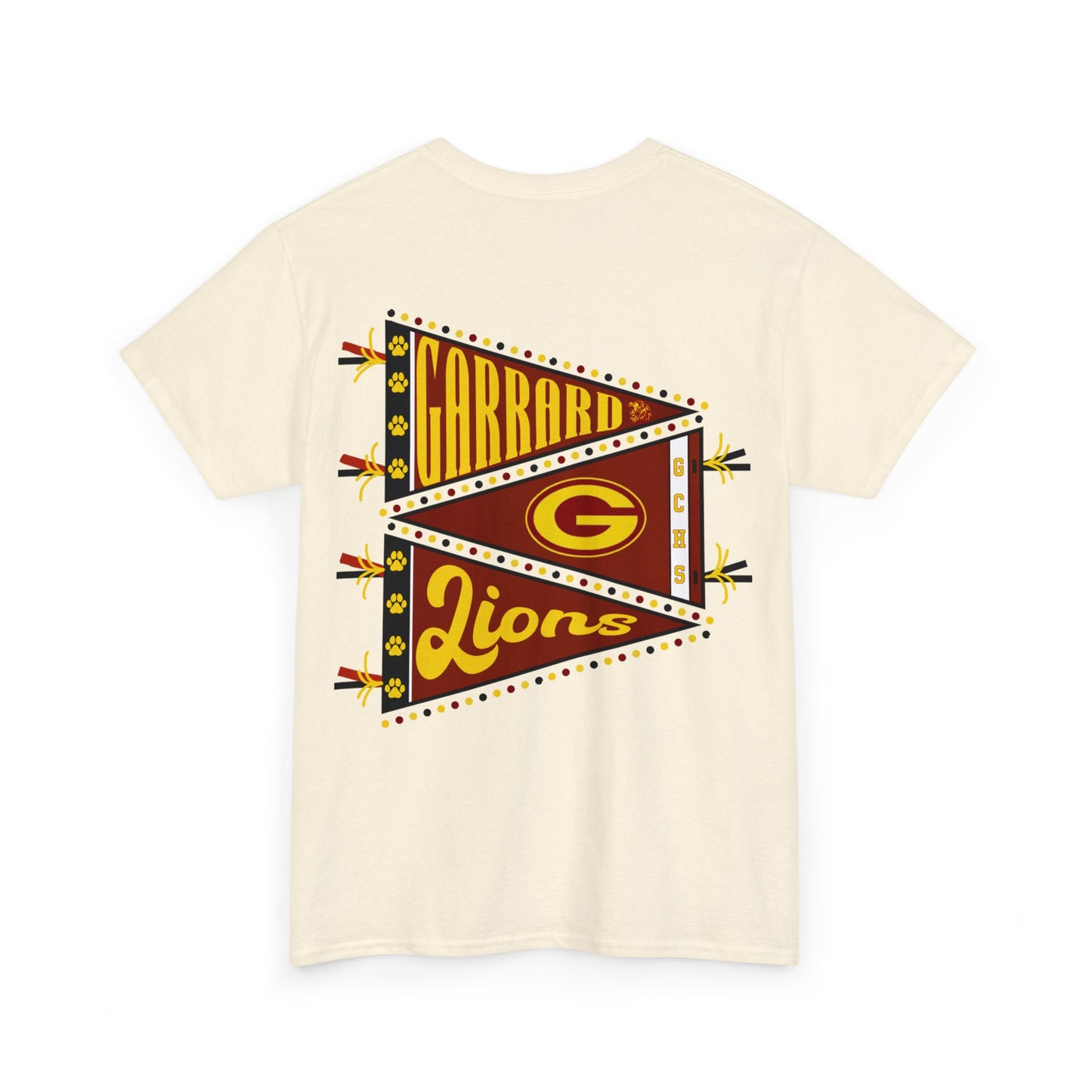 Garrard County High School Golden Lions Pride T-Shirt (Front & Back)
