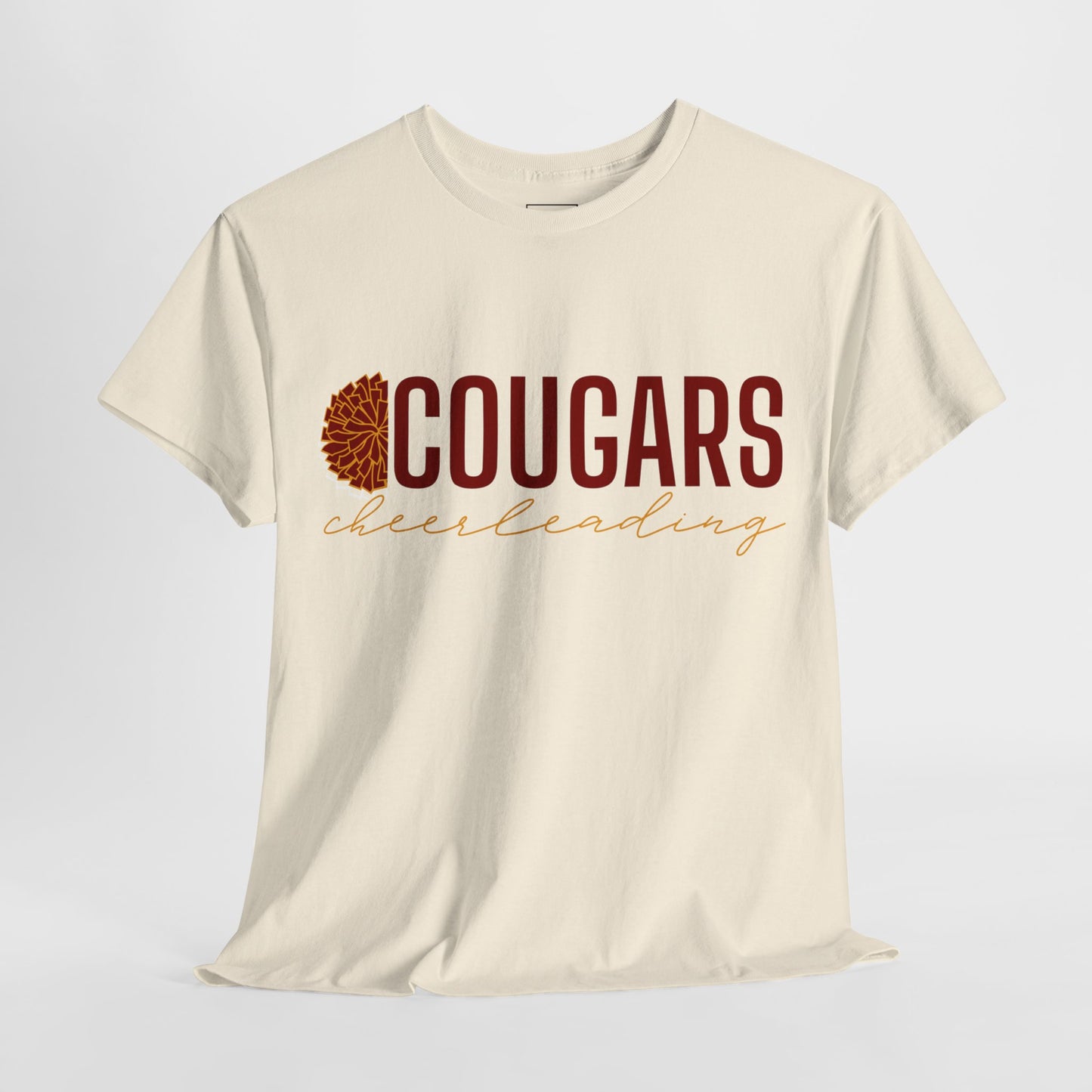 Cougars Cheerleading T-Shirt (Front Only)