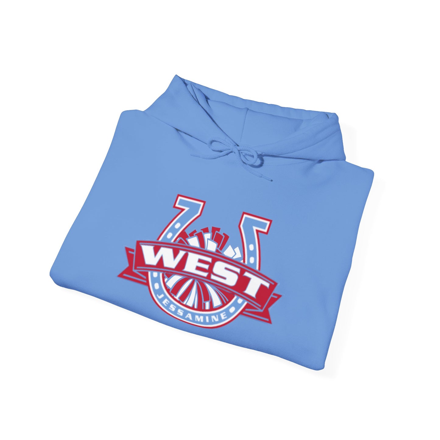 West Jessamine Horseshoe Logo w/ Pom - Cheerleading - Unisex Hoodie