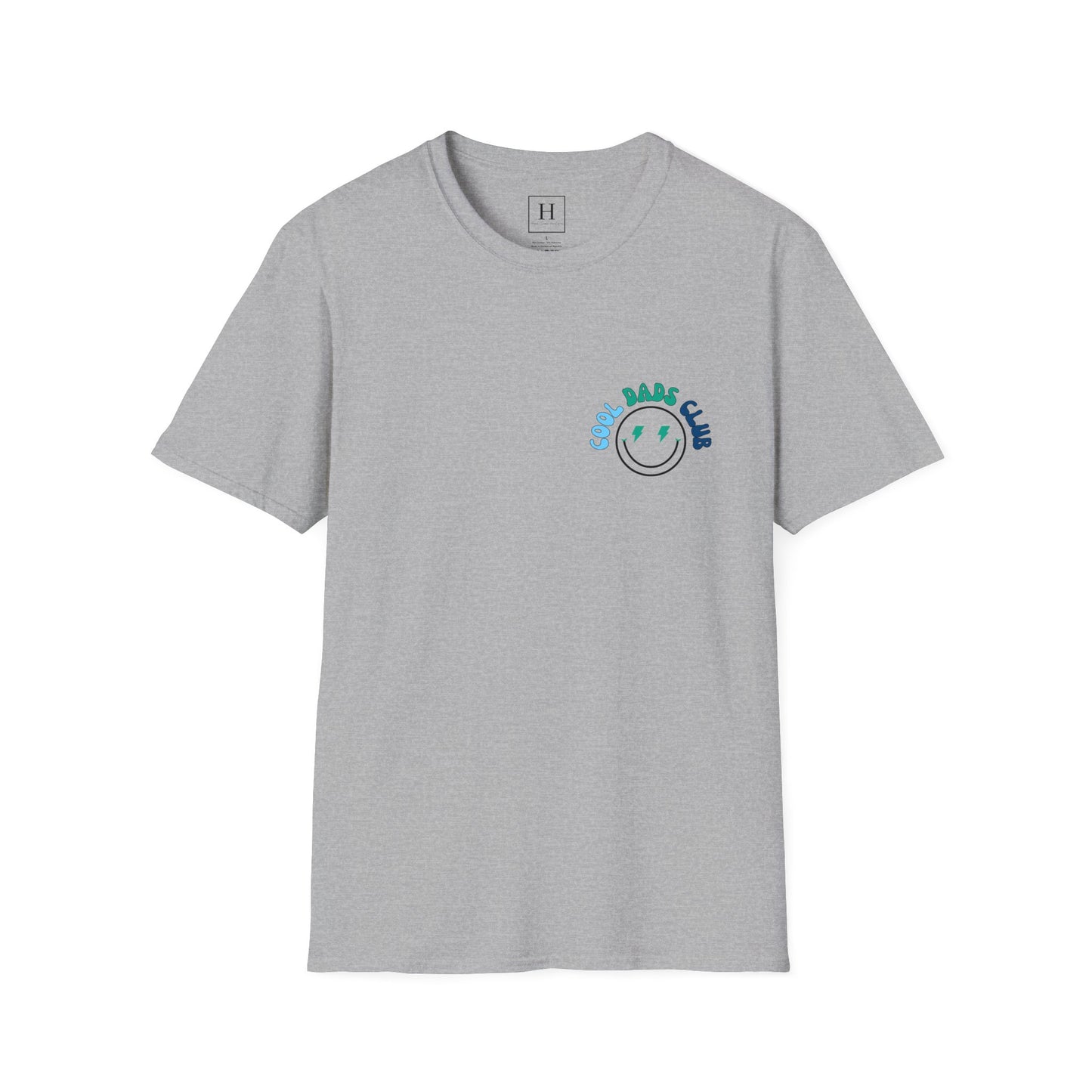 Cool Dads Club T-Shirt (front and back)