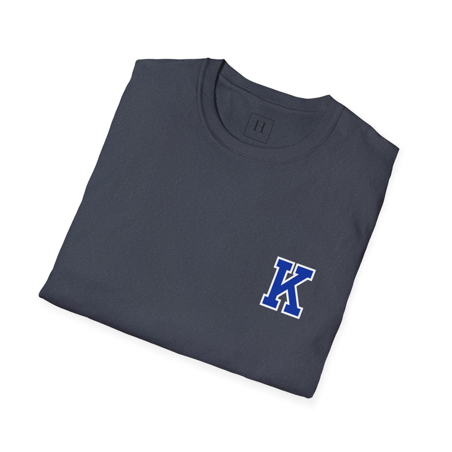 Kentucky Ribbon/Bow Baseball T-shirt (Front and Back)