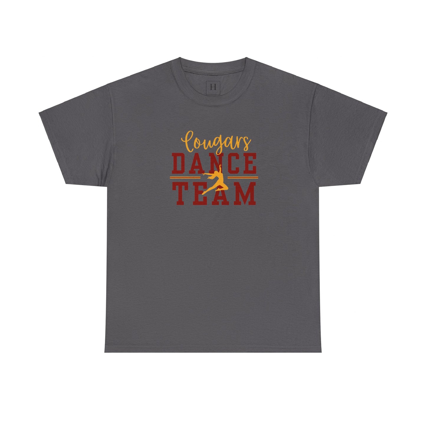 GMS Garrard Middle School Cougars Dance Team T-Shirt (Front Only)