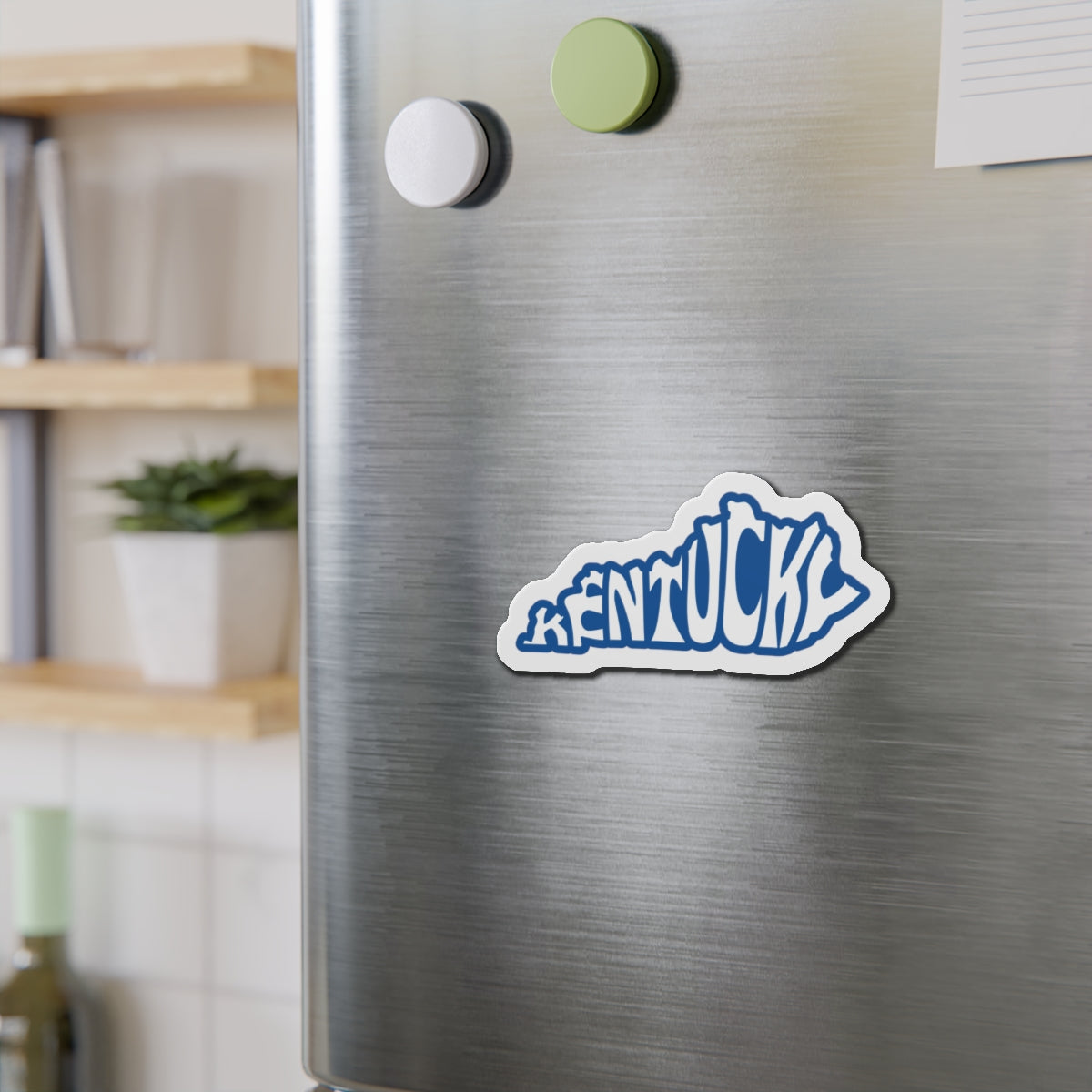 Kentucky Die-Cut Magnets for Home Decor, Stylish Refrigerator Magnet, Personalized Office Decor, Custom Gift Idea, Modern Home Accessories