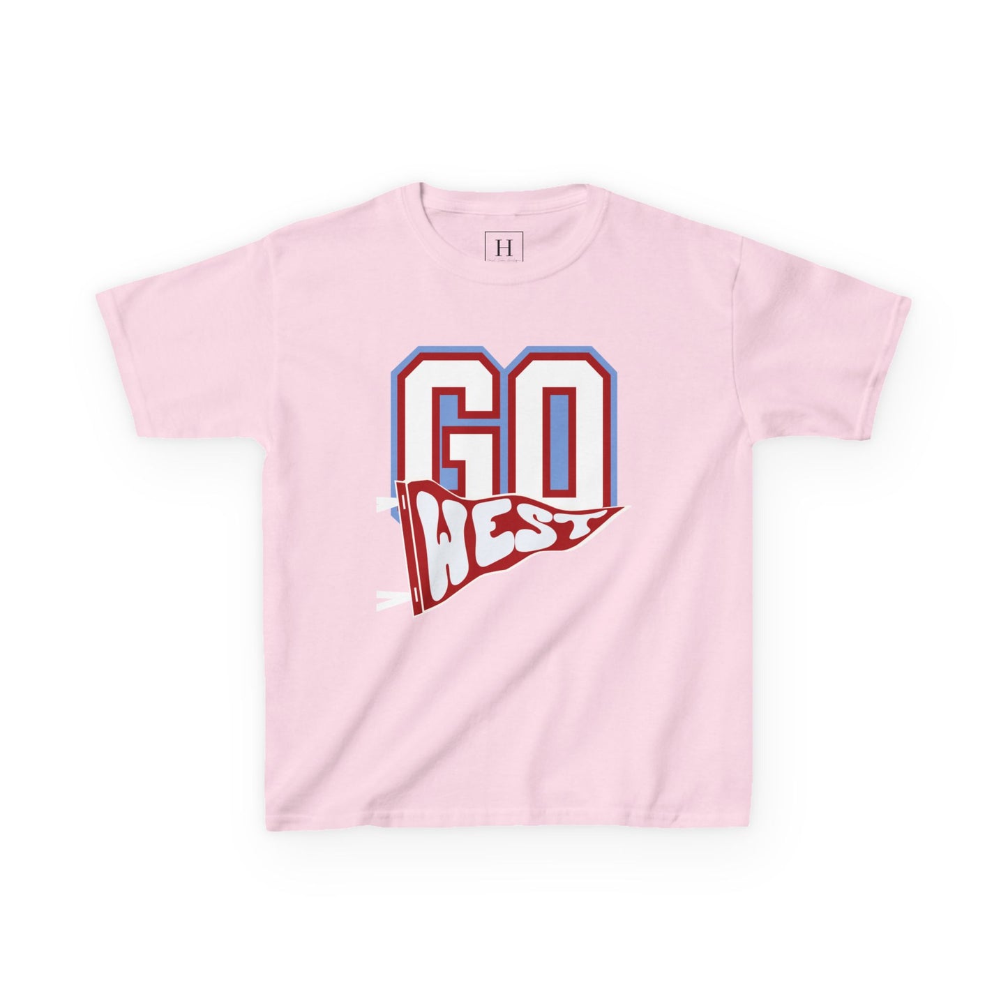 YOUTH -- GO WEST Pennant Flag - Unisex