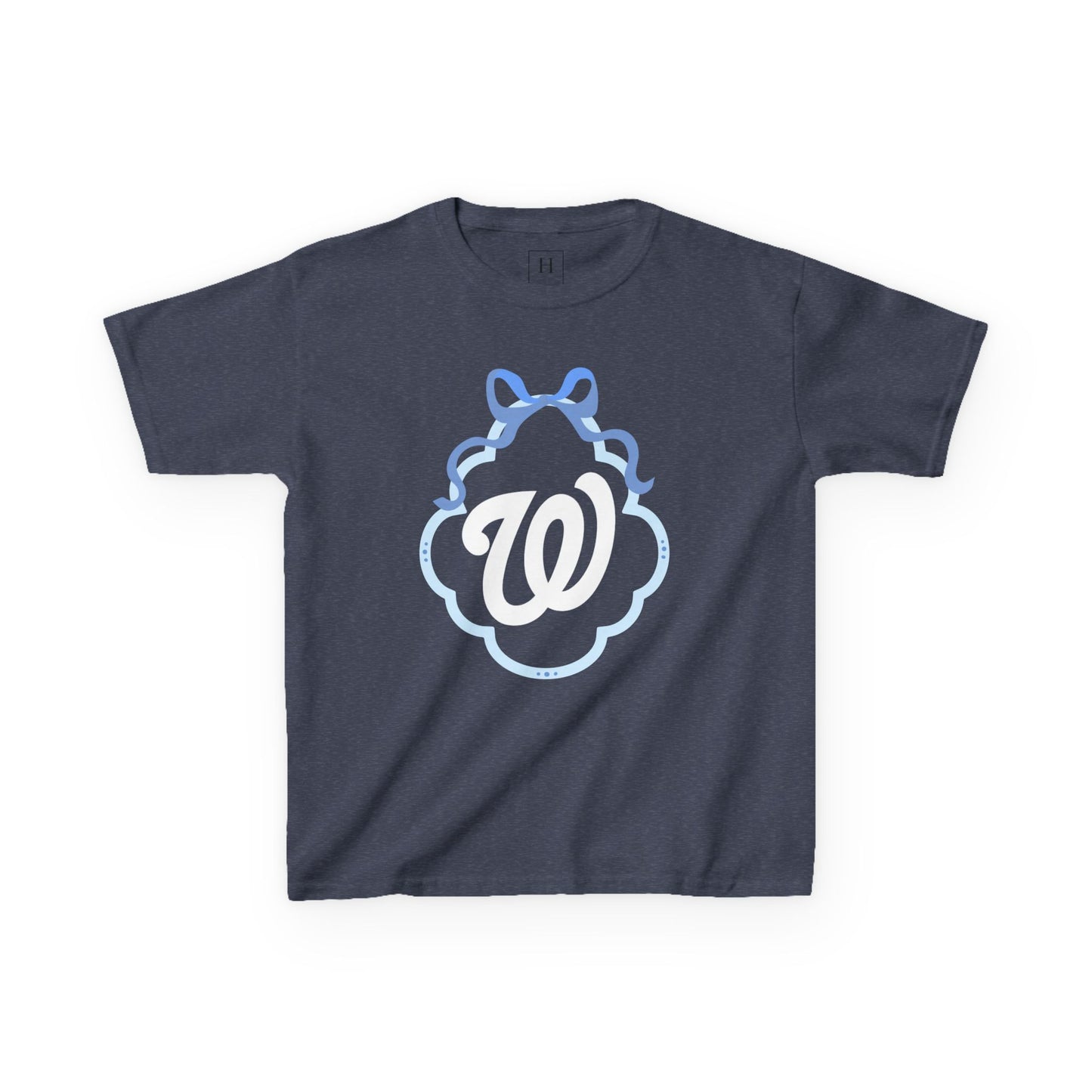 YOUTH - W COQUETTE BLUE BOW & BORDER