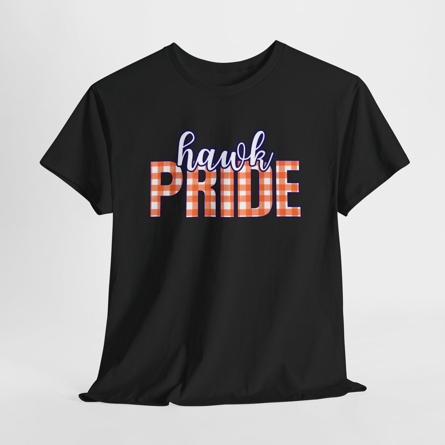 Hawk Orange Plaid Pride T-Shirt