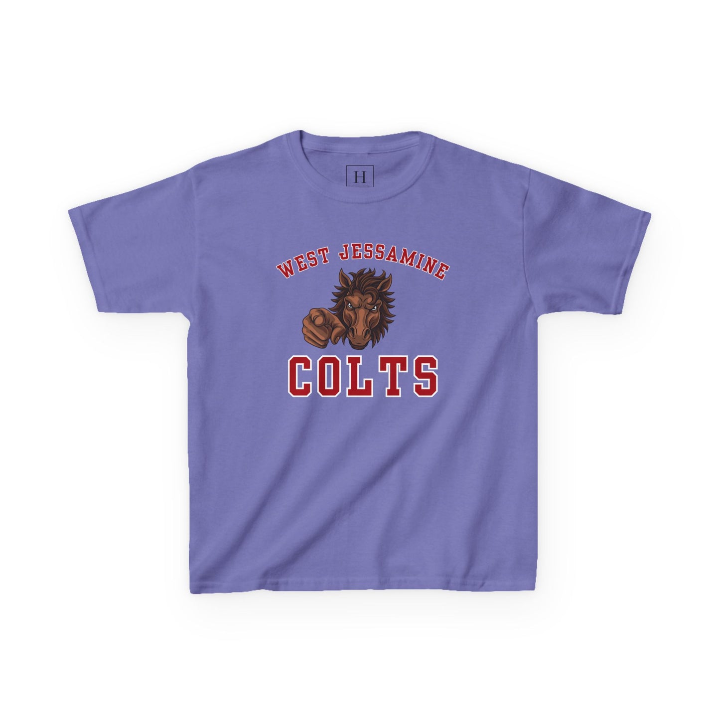 YOUTH --- West Jessamine Colts Mascot - YOU -- Unisex Tee